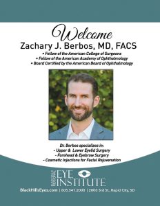 Black Hills Regional Eye Institute Welcomes Dr. Berbos